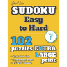 David Karn Sudoku - Easy to Hard Vol 1: 102 Puzzles, Extra Large Print, 42 pt font size, 1 puzzle per page