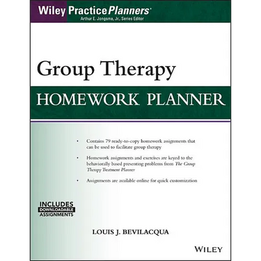 Group Therapy Homework Planner