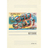 Vintage Lined Notebook Greetings from the Gulf Coast