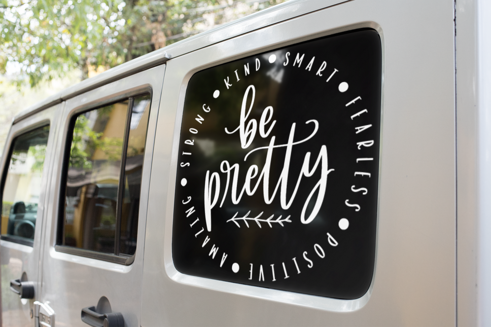 Be Pretty Inspirational Sticker by WinsterCreations™ Official Store