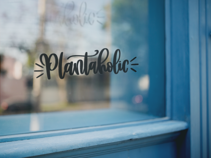 Plantaholic Plant Mom Sticker by WinsterCreations™ Official Store