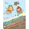 Snow Angels and Snow Puzzles: Christmas Activity Books for Beginners