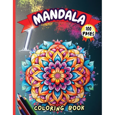 Mandala 1 Coloring Book: Stress Relieving Mandala Designs for Adults Relaxation