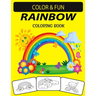 Rainbow Coloring Book: New and Expanded Edition Unique Designs Rainbow Coloring Book for Kids, Preschoolers & Adults