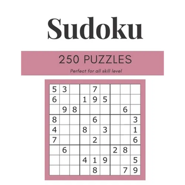 Sudoku Puzzle Book: 250 Medium to Very Hard Sudoku Puzzles for All Ages with Solutions