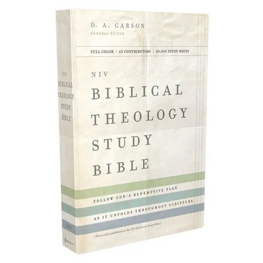 NIV, Biblical Theology Study Bible, Hardcover, Comfort Print: Follow God's Redemptive Plan as It Unfolds Throughout Scripture