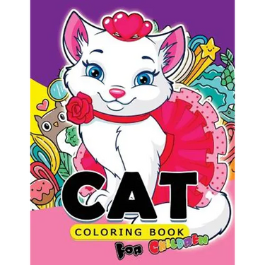 Cat Coloring Book For Children: Cute Cat Coloring Patterns for Children and Girls