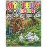 Mystery Mosaic Color By Number: Large Print landscape Adult Coloring Book Intricate Pixel Color By Number