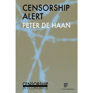 Censorship alert: Censorship in economics