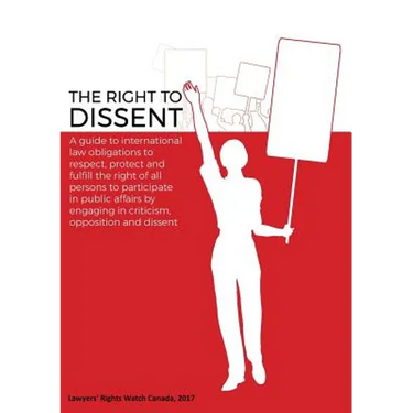 The Right to Dissent: A guide to international law obligations