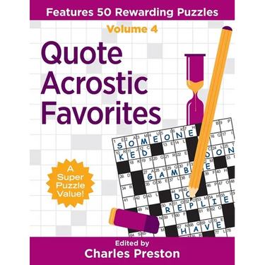 Quote Acrostic Favorites: Features 50 Rewarding Puzzles