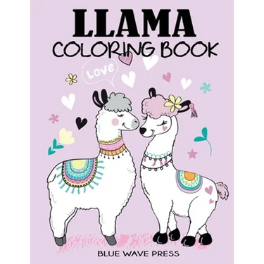Llama Coloring Book
