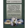 U.S. Supreme Court Transcript of Record Clarence Earl Gideon, Petitioner, V. H. G. Cochran, Jr., Director, Division of Corrections.