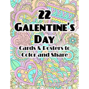 22 Galentine's Day Cards & Posters to Color and Share
