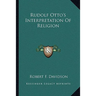 Rudolf Otto's Interpretation of Religion