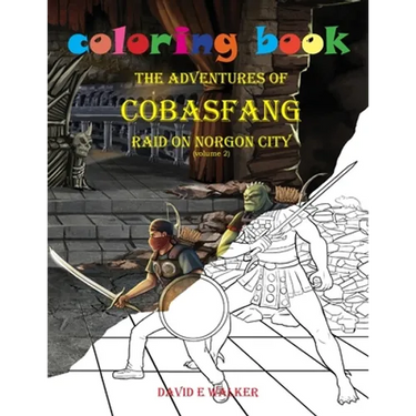 Coloring Book The Adventures of Cobasfang Raid on Norgon City