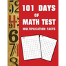 101 Day of Math test Multiplication Facts ( 100 Pages)