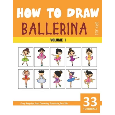 How to Draw Ballerina for Kids - Vol 1