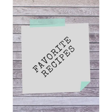 Favorite Recipes: Deluxe Recipe Binder