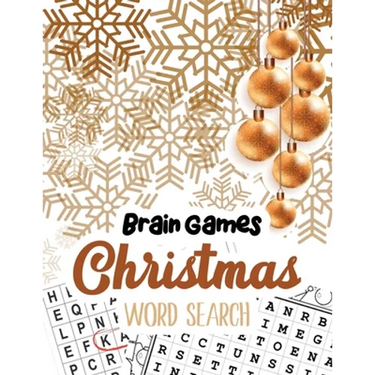 Brain Game Christmas Word Search: Word Search Puzzle book Christmas, Exercise Your Brain Activity Book, Cleverly Hidden Word Searches for Adults, Teen