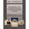 Fernanda Misani V. Ortho Pharmaceutical Corp. et al. U.S. Supreme Court Transcript of Record with Supporting Pleadings