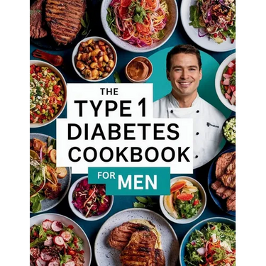 The Type 1 Diabetes Cookbook For Men: 110+ Recipes Low-Sugar & Low-Carbs, Low Sugar Blood Sugar Friendly Treats