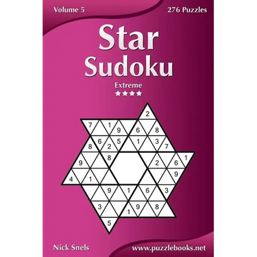 Star Sudoku - Extreme - Volume 5 - 276 Logic Puzzles