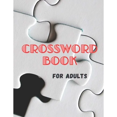 Crossword for adults: crossword book
