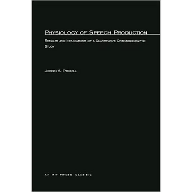 Physiology of Speech Production: Results and Implications of a Quantitative Cineradiographic Study