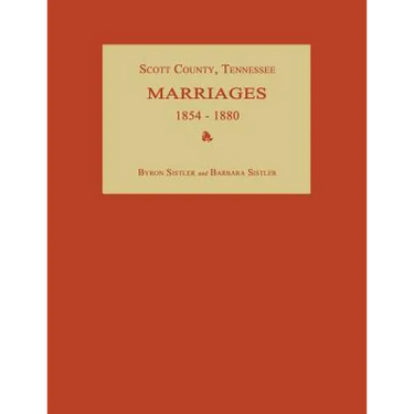 Scott County, Tennessee, Marriages 1854-1880