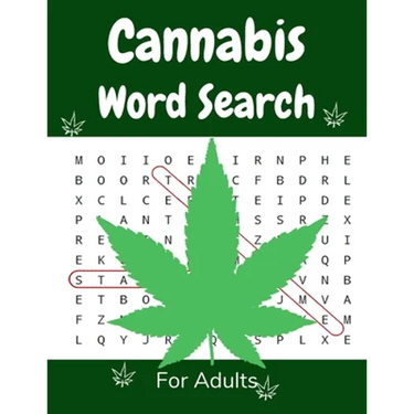 Cannabis Word Search For Adults: Medium Difficulty Large Print Puzzle Book