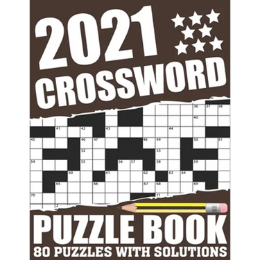 2021 Crossword Puzzle Book: Easy To Read Relaxing 2021 Crossword Brain Game Book For Adult Men And Women Who Are Fans Of Puzzle With Including Lar