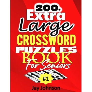 200+ Extra Large Crossword Puzzle Book For Seniors