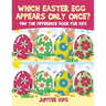 Which Easter Egg Appears Only Once? Find the Difference Book for Kids