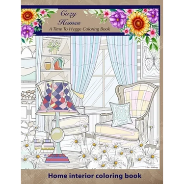 Cozy Homes. A Time to Hygge coloring Book.
