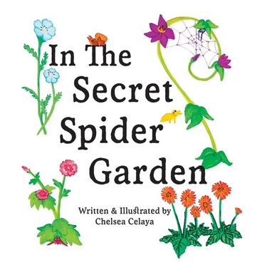In The Secret Spider Garden: A rhyming book about magical spider gardeners tending to childhood gifts