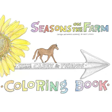 Seasons on the Farm Coloring Book Starring Casey and Friends