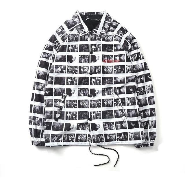 Polaroid Button Up Chelsea Jacket by White Market