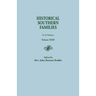 Historical Southern Families. in 23 Volumes. Volume XXIII