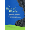 A Rain of Words: A Bilingual Anthology of Women's Poetry in Francophone Africa