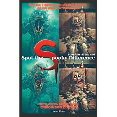 Spot the Spooky Difference: Halloween Edition: Horror Activity Book for Adults