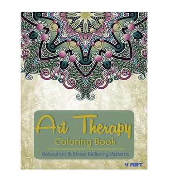 Art Therapy Coloring Book: Art Therapy Coloring Books for Adults: Stress Relieving Patterns