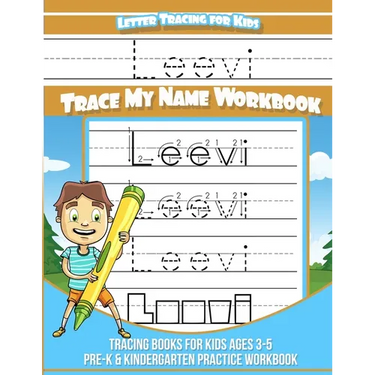Leevi Letter Tracing for Kids Trace my Name Workbook: Tracing Books for Kids ages 3 - 5 Pre-K & Kindergarten Practice Workbook