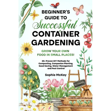 Beginner's Guide to Successful Container Gardening: Grow Your Own Food in Small Places! 25+ Proven DIY Methods for Composting, Companion Planting, See