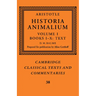 Aristotle: 'Historia Animalium': Volume 1, Books I-X: Text