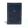 KJV Large Print Personal Size Reference Bible, Navy Leathertouch Indexed