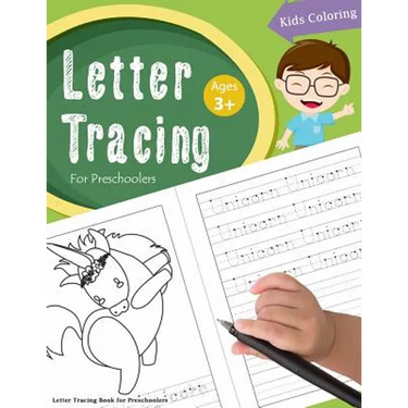 Letter Tracing Book for Preschoolers: Letter Tracing Books for Kids Ages 3-5, Letter Tracing Workbook, Alphabet Writing Practice.Learning the easy wor