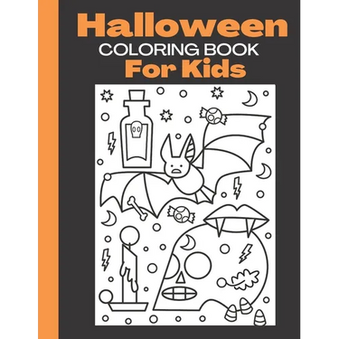 Halloween Coloring Book For Kids: Children Halloween Books