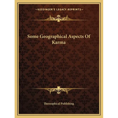 Some Geographical Aspects Of Karma
