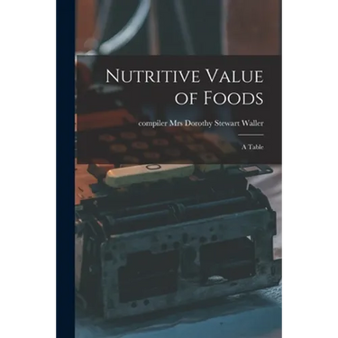 Nutritive Value of Foods: a Table